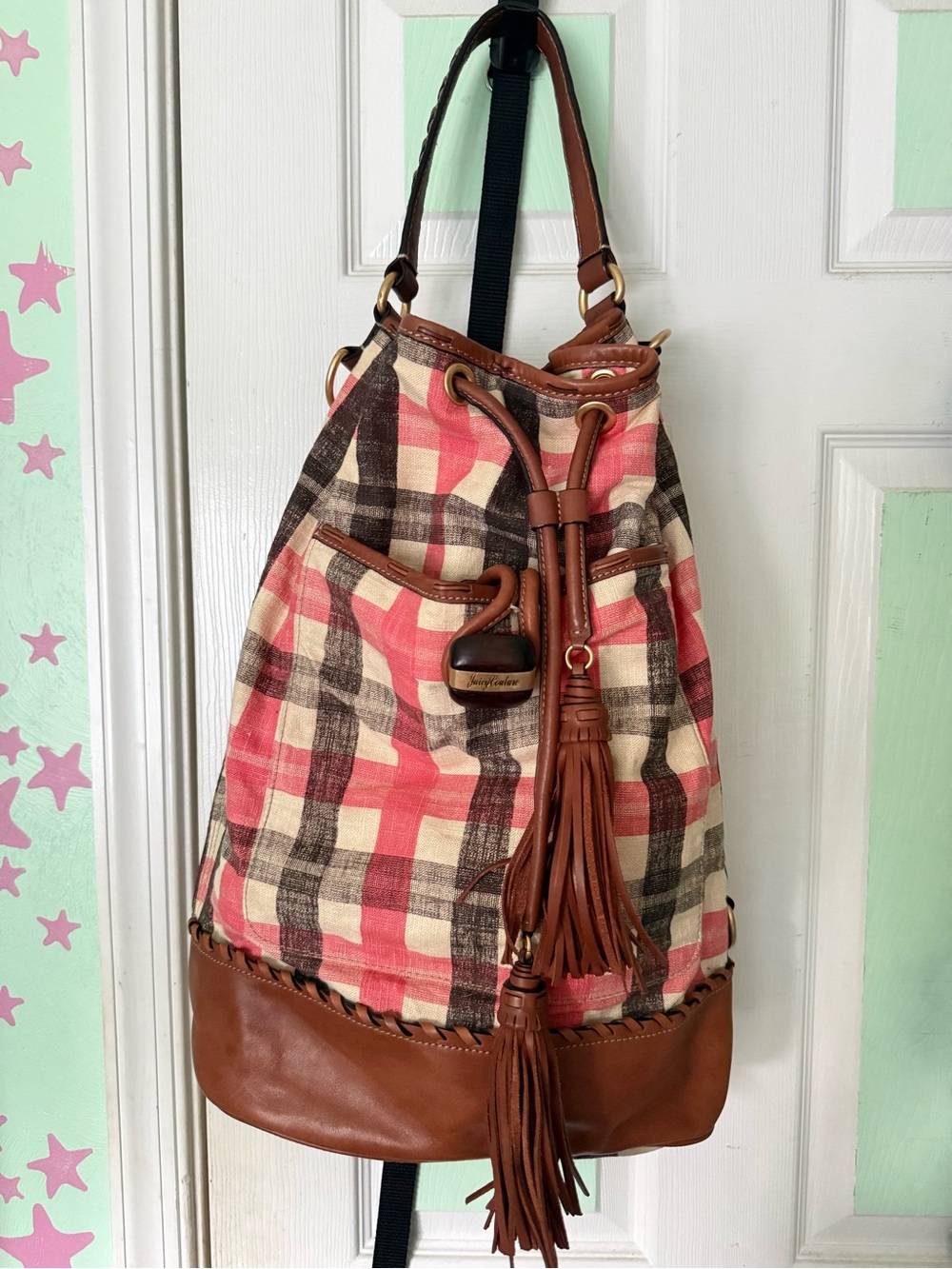 Vintage Juicy Couture Drawstring Hobo Bag